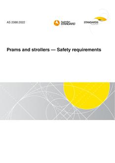 AS 2088: 06/24/2022 Prams and strollers – Safety requirements