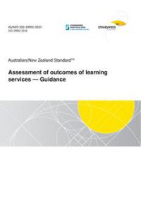 AS/NZS ISO 29992: 12/23/2022 Assessment of outcomes of learning services – Guidance