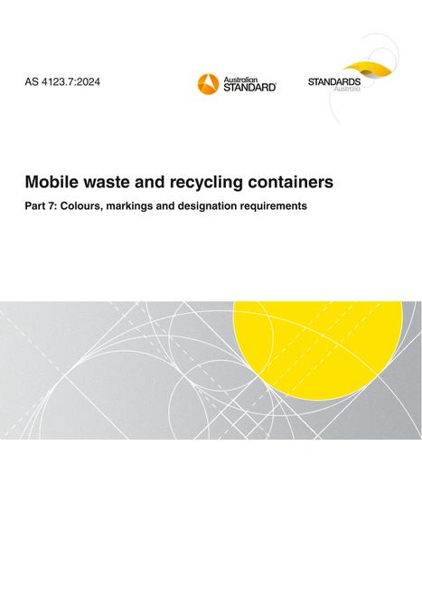 AS 4123.7: 12/06/2024 Mobile waste and recycling containers, Part 7: Colours, markings and designation requirements