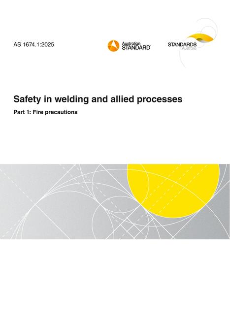 AS 1674.1: 01/24/2025 Safety in welding and allied processes, Part 1: Fire precautions