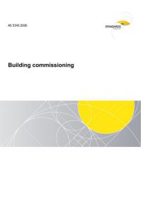 AS 5342: 01/16/2026 Building commissioning